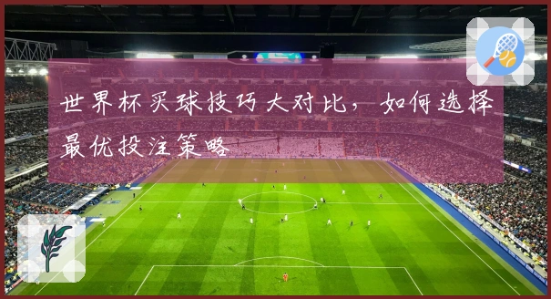 世界杯买球技巧大对比，如何选择最优投注策略