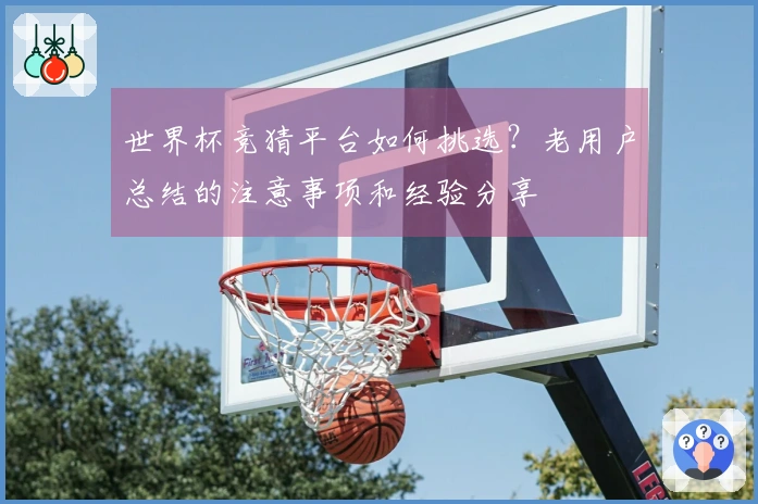 世界杯竞猜平台如何挑选？老用户总结的注意事项和经验分享